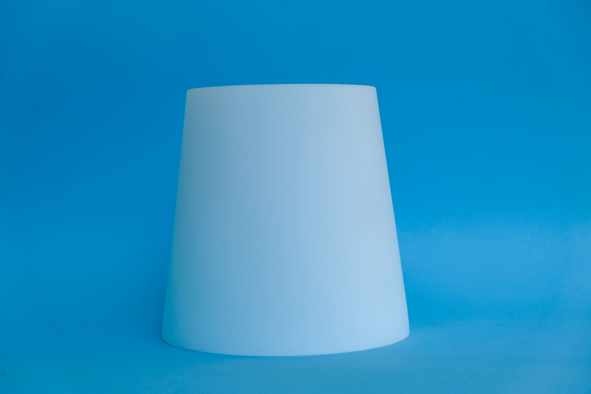 BLANC - PARALUME MINI - VETRO BIANCO - Diametro 19cm x Altezza 19cm