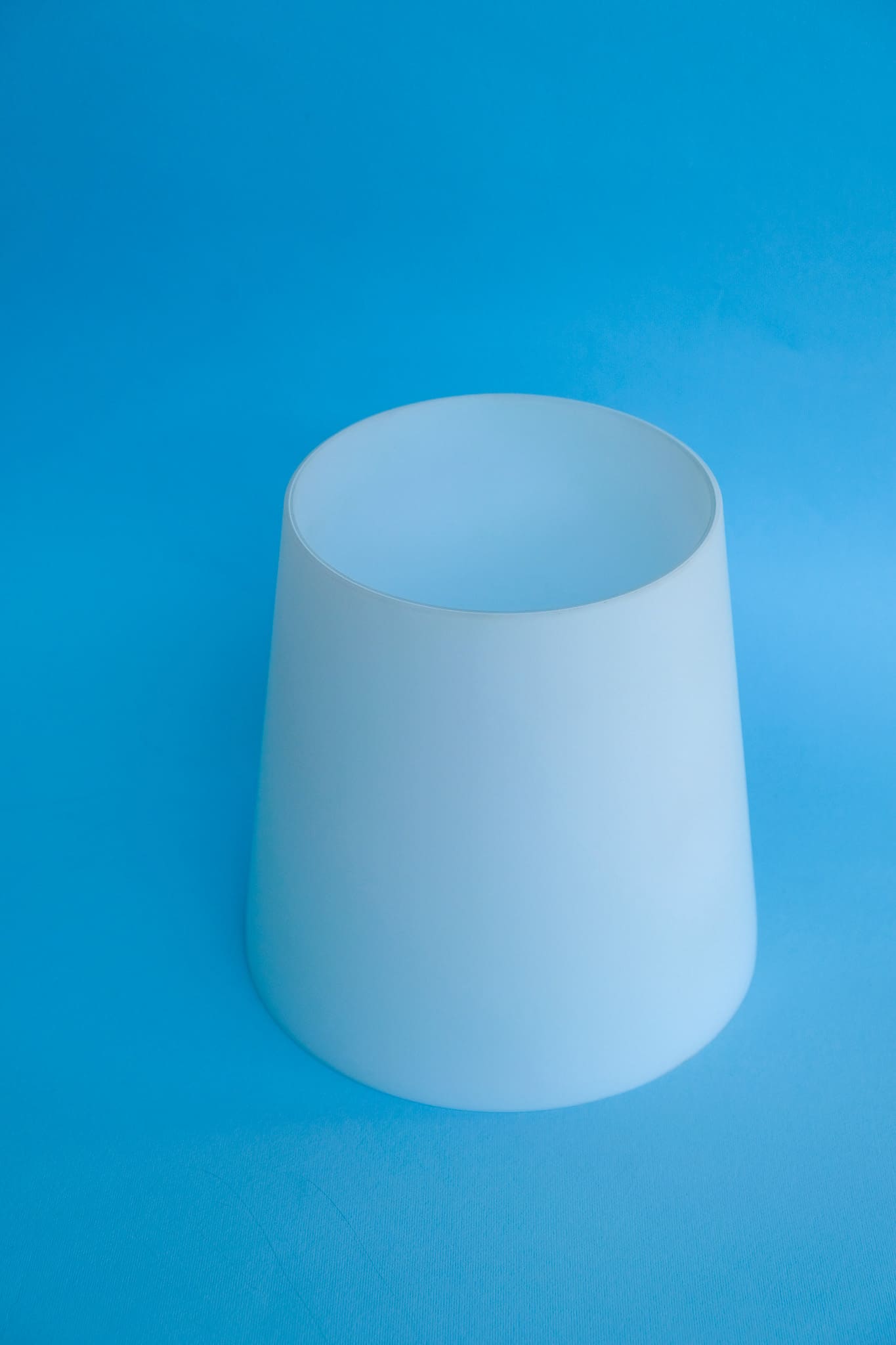 BLANC - PARALUME MINI - VETRO BIANCO - Diametro 19cm x Altezza 19cm