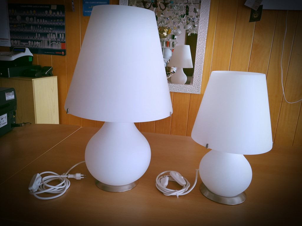 BLANC - LAMPADE IN VETRO SOFFIATO BIANCO - DESIGN MODERNO - VETRO SOFFIATO - LAMPADA FOREVER
