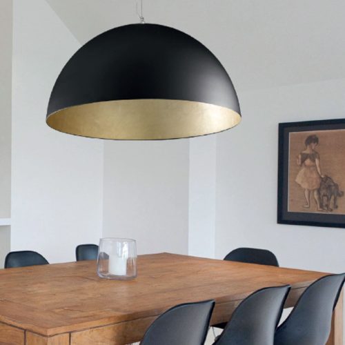 ROMA - sospensione alluminio decorato