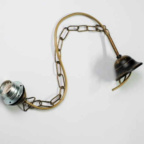 MONTATURA PER LAMPADARI CLASSICI - COLORE BRONZO ORO -ATTACCO E27